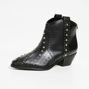✨NEW✨SAM EDELMAN BRIAN BLACK LEATHER STUDDED BOOTS
